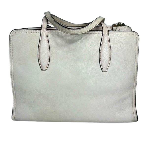 KATE SPADE NEW YORK Rowe Crossbody Satchel Pink Pebbled Leather Medium Purse - Picture 7 of 17